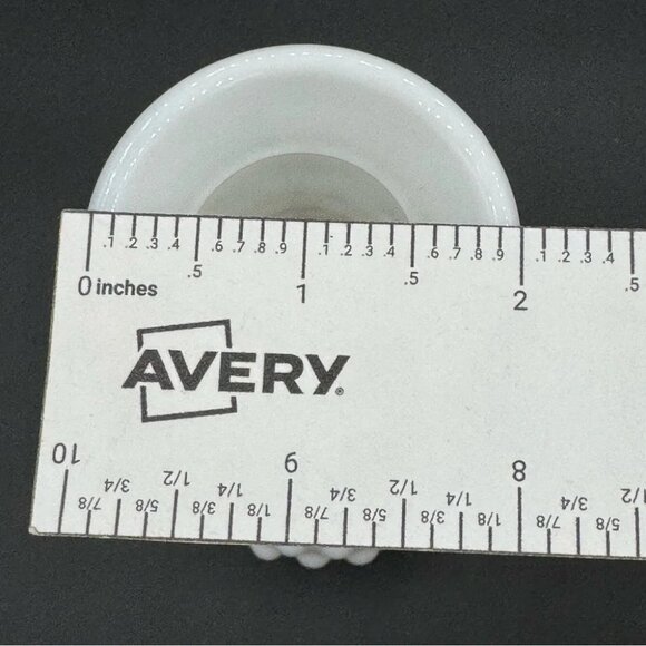 Vintage Milk Glass Hobnail Bud Vase EO Brody Co 2000 Collectible - Picture 9 of 11